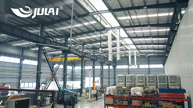 The applicable locations and advantages of the large fans in the factory buildings